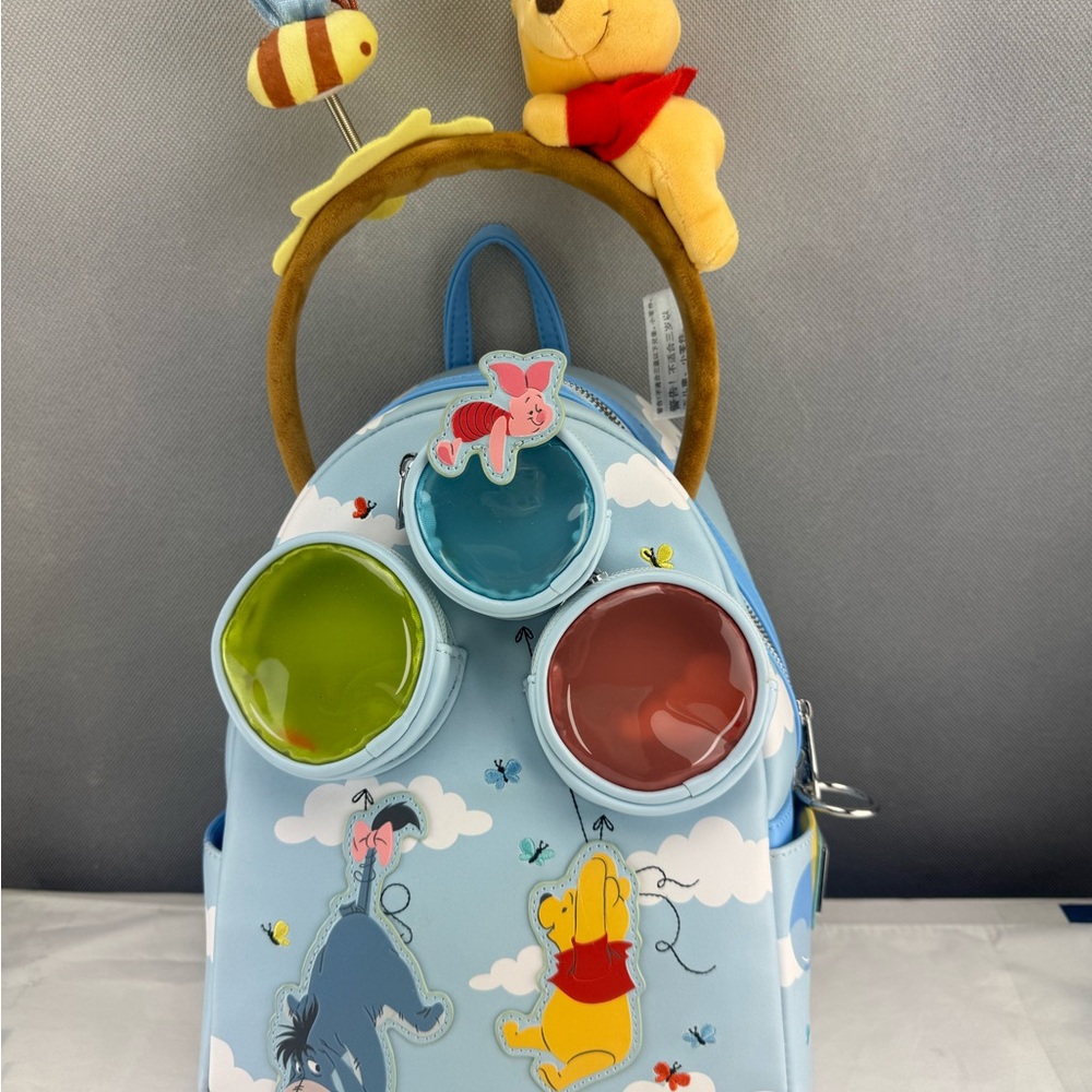 Blue Cartoon Character Backpack